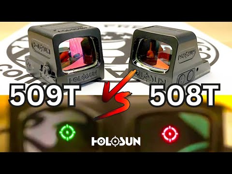 Holosun 508T vs 509T: Heavy Duty Showdown - Which Should You Get?