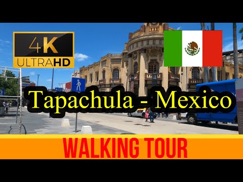 🇲🇽【4K 60fps】Tapachula  Walking Tour - Mexico