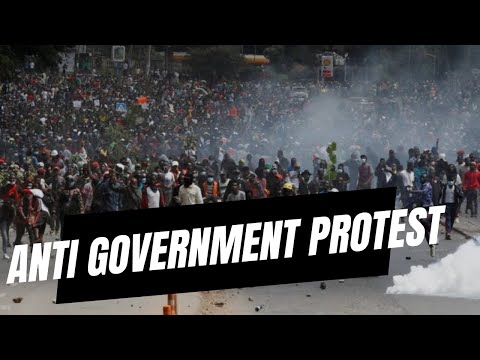 KENYANS ANTI GOVERNMENT PROTEST