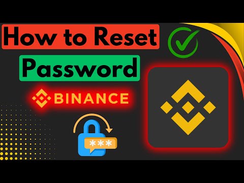 How to Reset Password in Binance Account