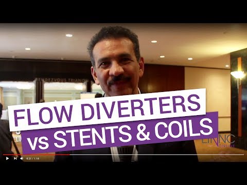 Flow Diverters versus Stents and coils for side wall aneurysms – Orlando M. Diaz