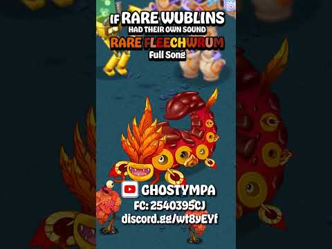 If RARE FLEECHWURM had their OWN SOUND (Wublin Island) [My Singing Monsters] #shorts #animation