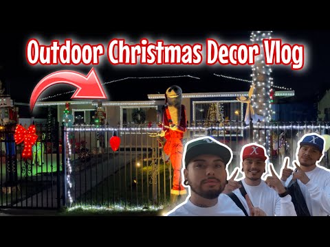 Spent 3 Thousand Dollars On Outdoor Christmas Decor 😱❗️ #ChristmasDecor #Christmas2021 #polyamorous