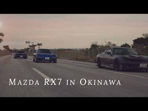 Mazda rx7s: Cruising around Okinawa