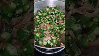 quick bhindi recipe #bhindirecipe #foodshorts #quickrecipe #foodlover...