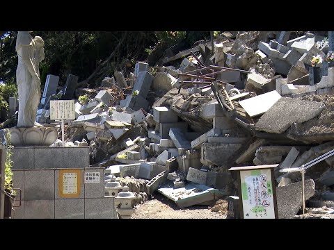 “戦時中の恩返しを” 高校生が台風10号被害 静岡の寺を支援 土砂崩れで51基の墓が被害