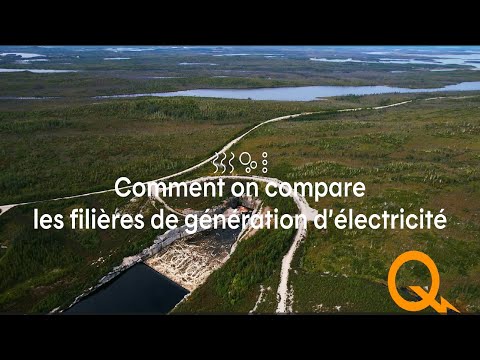 Comment on compare les filières de génération d'électricité