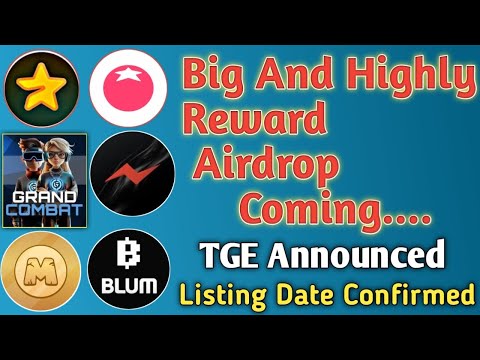 Big Airdrop Listing Date confirmed | Highly Profitable Airdrop Listed Confirmed #airdrop #blum #2024