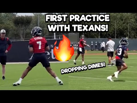 CJ Stroud, Will Anderson & TANK Dell DEBUT at Texans Rookie Minicamp 🔥 Texans minicamp highlights