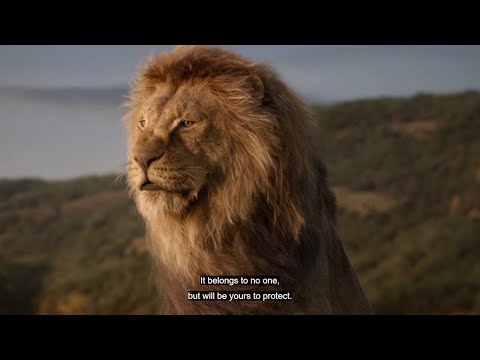 Lion King - Mufasa Explains the Circle of Life to Simba in 4K