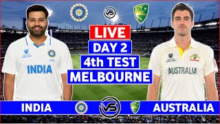 India vs Australia 4th Test Day 2 Live | IND vs AUS 4th Test Live Scores & Commentary | IND Innings