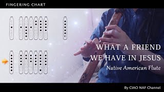 What a Friend We Have in Jesus / Native American Style Flute / Fingering chart