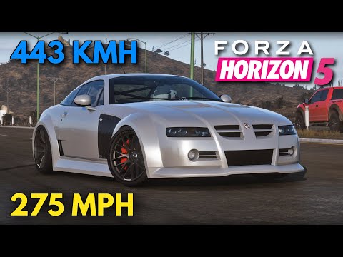 Forza Horizon 5 | 275 MPH (443 KMH) MG XPower SVR Tune Setup | FH5 Speed Build Tutorials