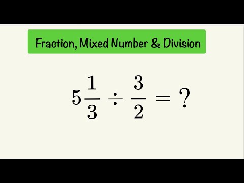 Divide Fraction And Mixed Number