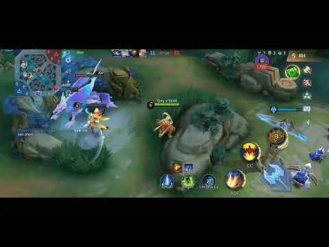 Mobile Legends with my nephew..