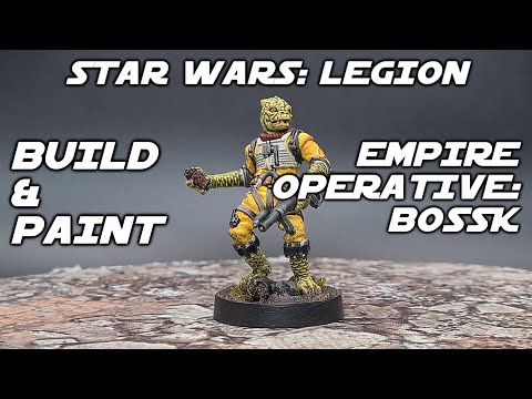 STAR WARS LEGION! Bossk Build and Paint Tutorial