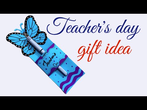 Teacher's day gift idea, handmade Teacher's day gift idea, Teacher's Day card making, Teacher's Day