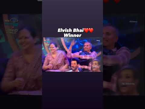 Elvish Yadav Winning moment #biggboss #elvishyadav #elvishyadavvlogs #trending #trendingshorts