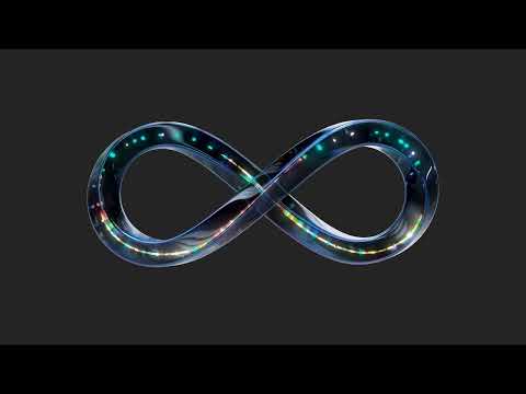 Infinity Sign Loop | 4K Animated Background | Endless Symbol Animation