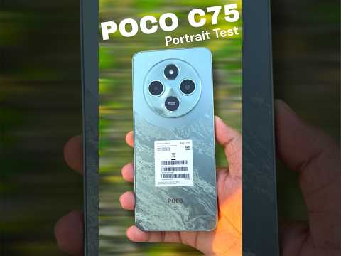 POCO C75 5G Portrait Test #youtubeshorts #pococ75