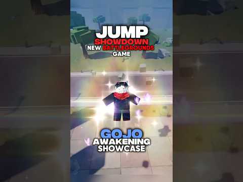 GOJO AWAKENING IS INSANE (JUMP SHOWDOWN)!! #jumpshowdown #roblox #foryou #jjk #jjs #anime #gojo