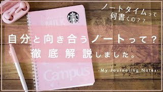 自分と向き合うノートとは？ノートタイムの書き方。