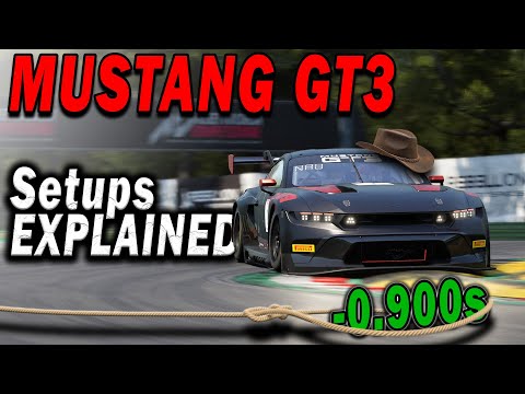 Ford Mustang GT3 | Setup Tips & Tricks (Ride Height, ARB, etc)