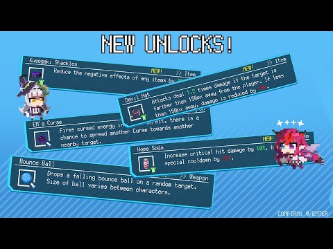 HoloCure 0.5 Update - How to Unlock New Items & Weapons