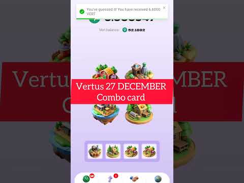 VERTUS 27 DECEMBER COMBO CARD