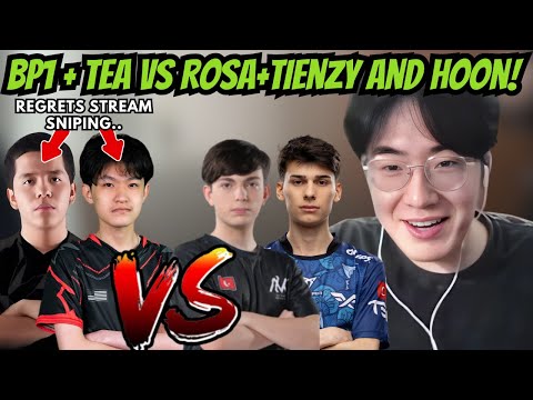 Hoon Got Paired Up With Rosa and Tienzy In Rank When Bestplayer1 and Tea Streamsniped Him! 😂