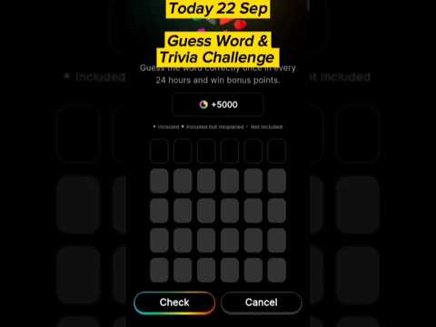 Today 22 Sep #blovedapp #guessword #triviachallenge