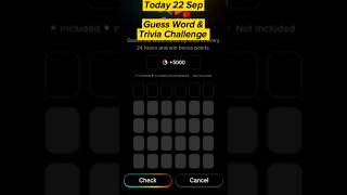 Today 22 Sep #blovedapp #guessword #triviachallenge