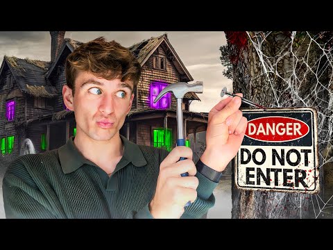 Building my DREAM haunted house 👻