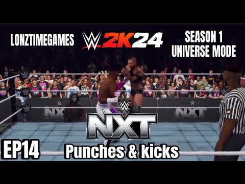 Punches & Kicks |WWE2K24 Universe mode -season 1 EP14