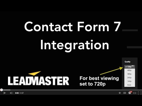 How to send data from Contact Form 7 on your website to the LeadMaster CRM.