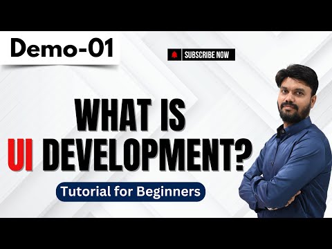 UI Development Demo 01 | What Is UI Development? | Tutorial for Beginners | +91 8978345335