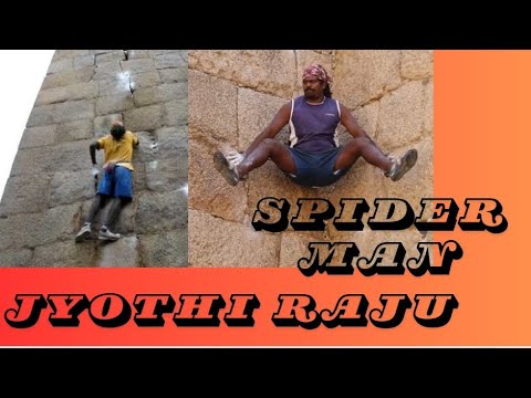 Jyothi (Kothi ) raju climbing chitra durga kotee# indian spider man