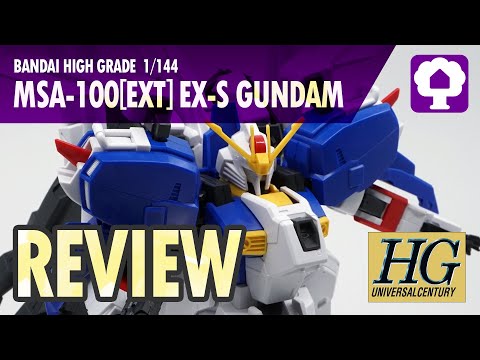 HGUC 1/144 Ex-S Gundam Review - Hobby Clubhouse | Gundam Sentinel Gunpla and Model