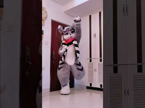 #OREZ  Let's do the #rpgdance  Let's go！#kemonofursuit #dancer #kemono