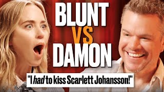 Matt Damon & Emily Blunt Argue Over Bad American Food | Agree To Disagree @ladbiblestories