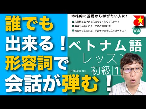 ベトナム語レッスン初級1で話せるようになろう！形容詞表現を覚えて感想を言えると会話も盛り上がる！【第3課オペラハウスはとても美しいです】