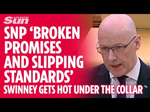 John Swinney gets hot under the collar as SNP battered over failing education standards