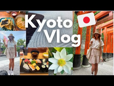 Kyoto Vlog ⛩️(Fushimi Inari Shrine, Bonsai Nursery, A Happy Pancake) 🍣