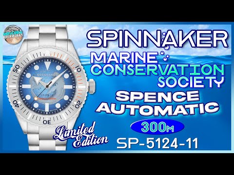 Spinnaker Tries Textured Dials! | Spinnaker Spence MCS 300m Automatic Limited Edition SP-5124-11