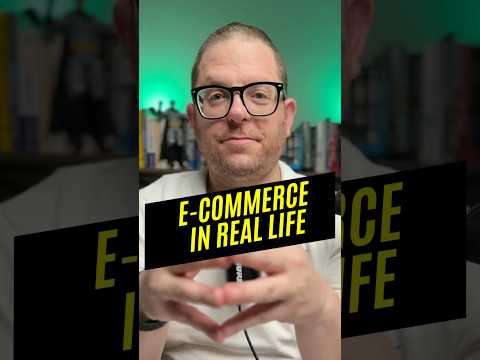 Think of E-commerce as real life. If your website experience sucks you won’t get sales! 🛒