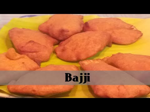 Bajji Recipe | How to make Bajji in Tamil | Raw Banana and Potato Bajji making