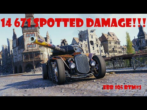 EBR 105 - 14671 Spotted Damage!!! - Prokhorovka - Road to MoE! - World of Tanks