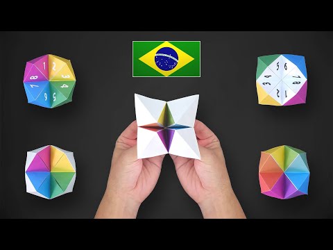 Origami: Jogo da Sorte - Instruções em Português BR