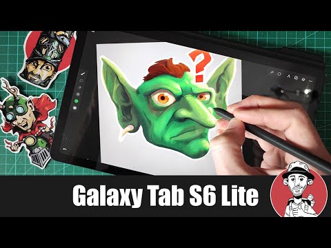 Samsung Galaxy Tab S6 Lite - an affordable iPad alternative for drawing beginners