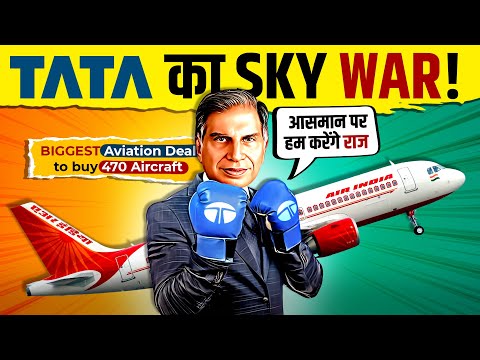 How Tata's Air India will Rule The World? 🔥World Biggest Aircraft Deal in Aviation | Live Hindi